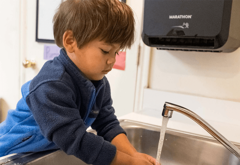 Frequent Handwashing Eliminates Viral Spread